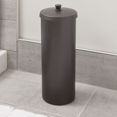 iDesign Kent Toilet Tissue Reserve Canister, Bronze 2