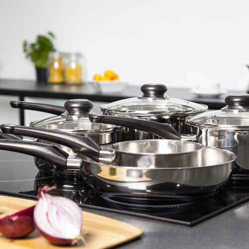Morphy Richards Morphy Richards 970002 Equip 5-Piece Pan Set - Stainless Steel 1