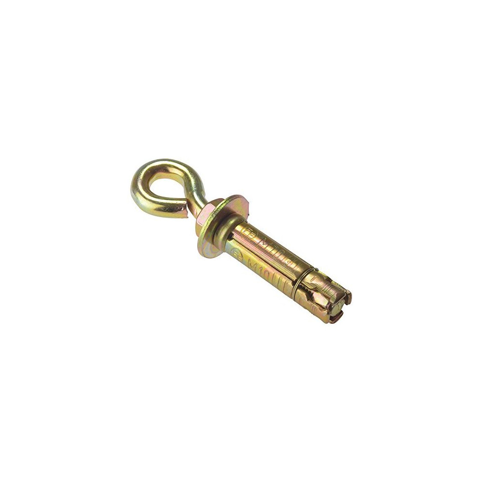 Forgefix Eye Bolt Zinc Yellow Passivated M12 Bag 5