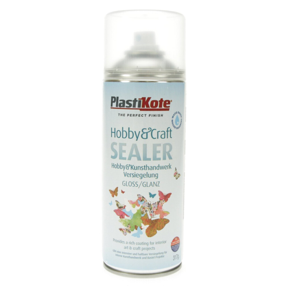 Plastikote 4141 400 ml Hobby Twist Gloss Craft Sealer - Clear