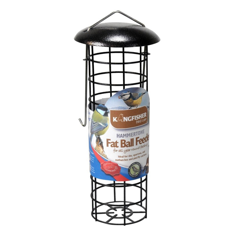 Natures Market BF042 Small Hammertone 20cm 8" Inch Deluxe Suet Fat Ball Garden Wild Bird Feeder