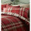 Catherine Lansfield Catherine Lansfield Kelso Easy Care Single Duvet Set Red 3