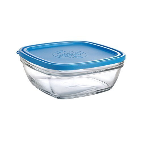 Duralex Duralex - Glass preservation container, Transparent, Blue, 23 cm