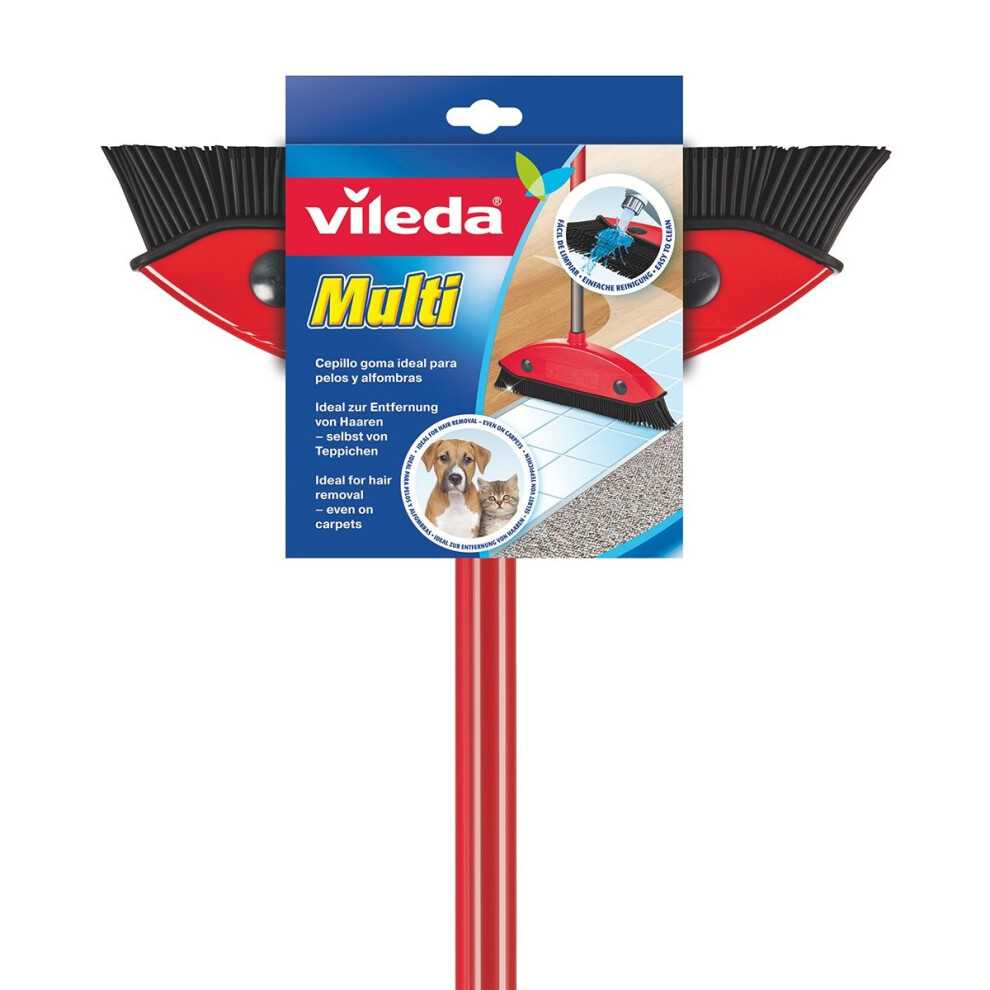 Vileda 142677 Multi Broom with Telescopic Handle