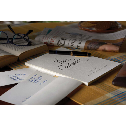 Three Candlesticks Writing Paper - White 1
