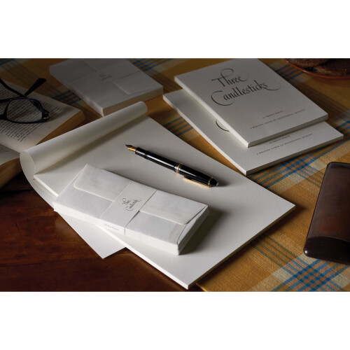 Three Candlesticks Writing Paper - White 2