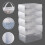 10 Pack of Clear Corrugated plastic Shoe storage boxes for Ladies Men-Stackable and Foldable-Plastic and Clear Boxes by Kurtzy,Stackable Shoe... 2