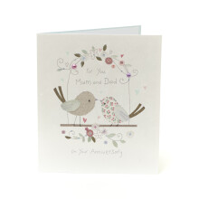 Mum and Dad Anniversary Card - Wedding Anniversary Card Mum and Dad - Ideal Gift Card for Wedding - Mum and Dad Anniversary Gifts - Anniversary...