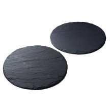 The Just Slate Company Round Place Mats (Set of 2)