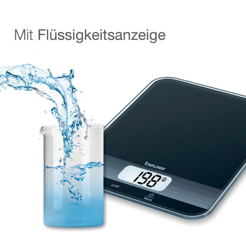 Beurer KS19 Kitchen Scale, Black 2