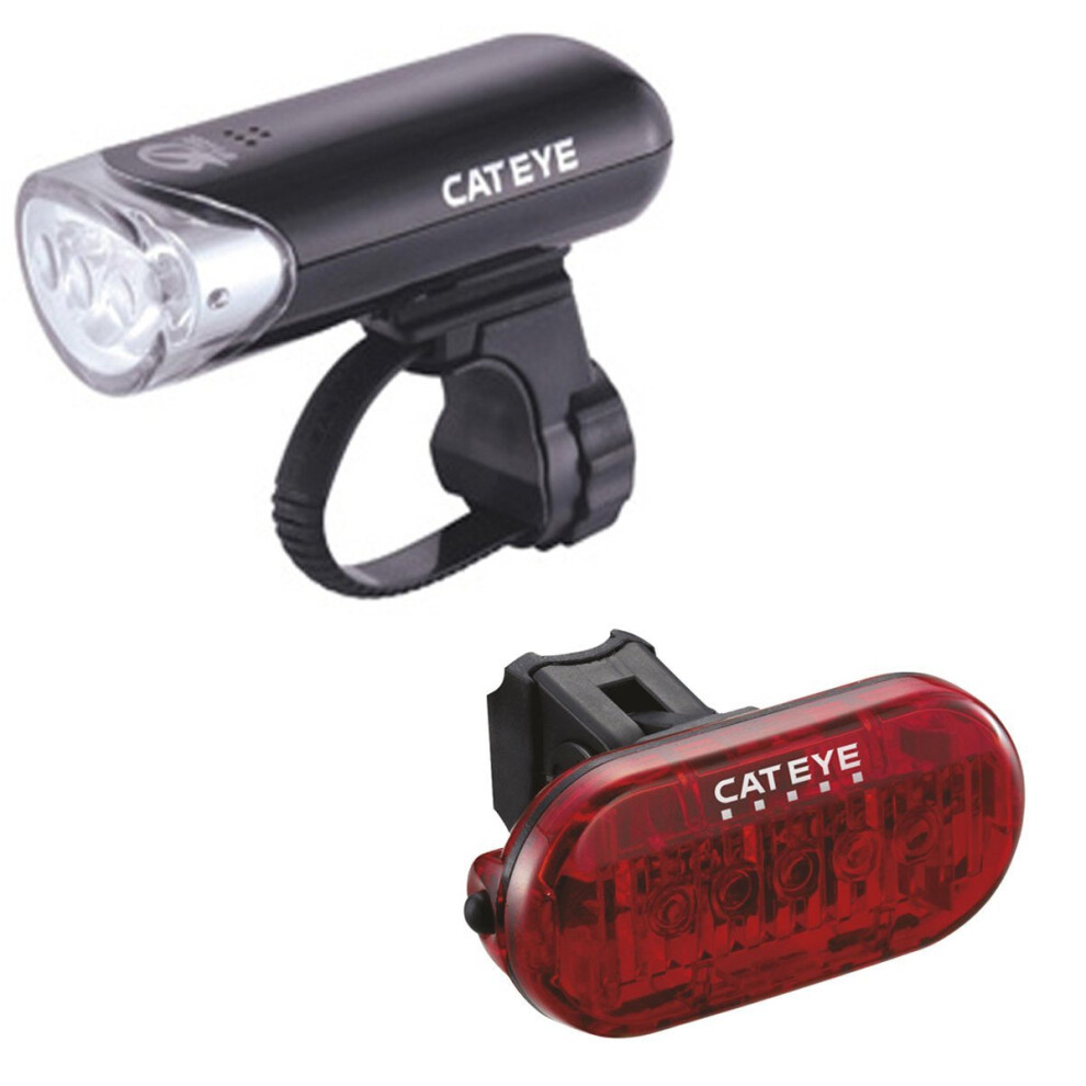 CatEye EL135/TL155 Omni 5 Light Set CA490EL135155 - 3-LED Headlight with 150 candlepower beam + 5-LED Omni Rear, 360 visibility