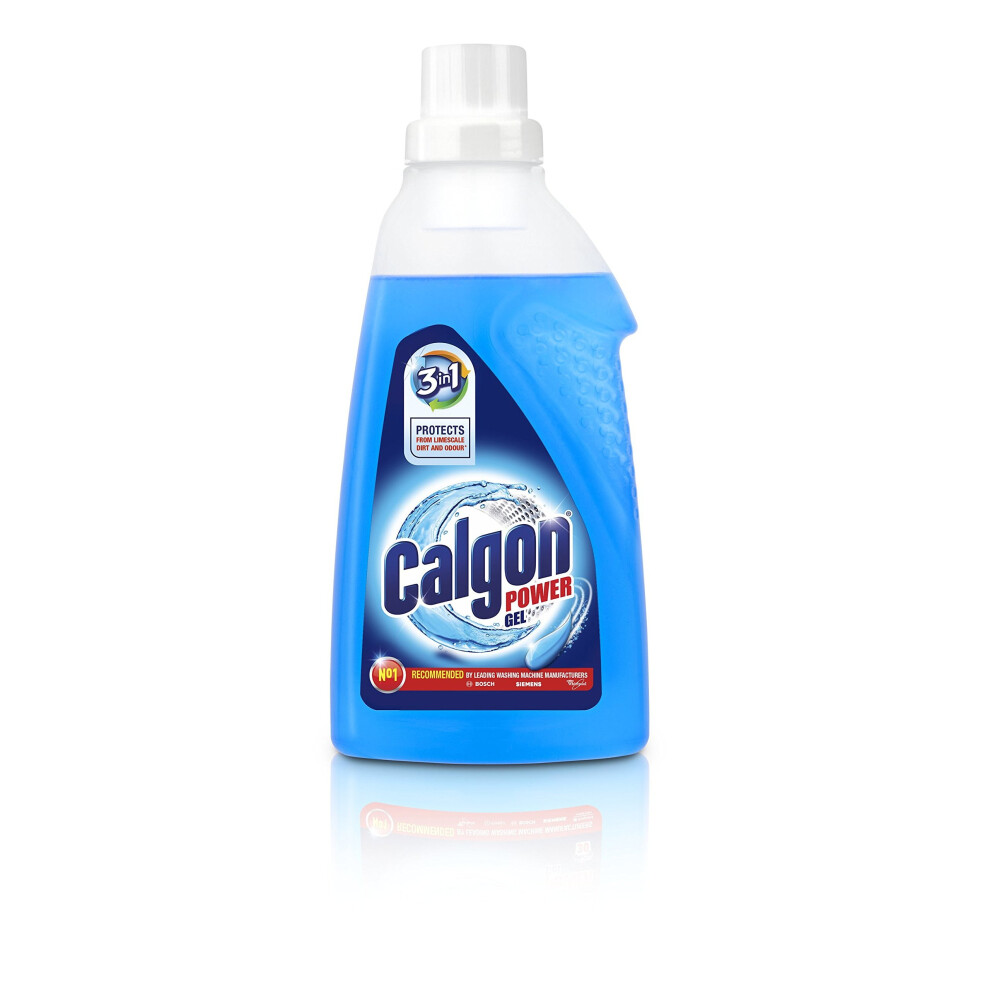 Calgon 3in1 Power Gel Washing Machine Water Softener 750ml Limescale Protection
