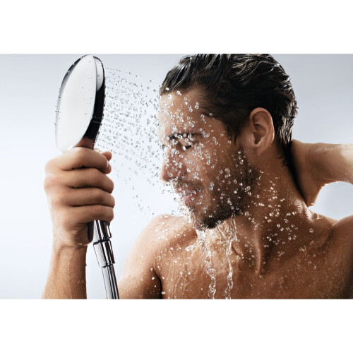 Hansgrohe hansgrohe Raindance Select E 120 water saving hand shower, 3 spray modes, 9 l/min, chrome 2