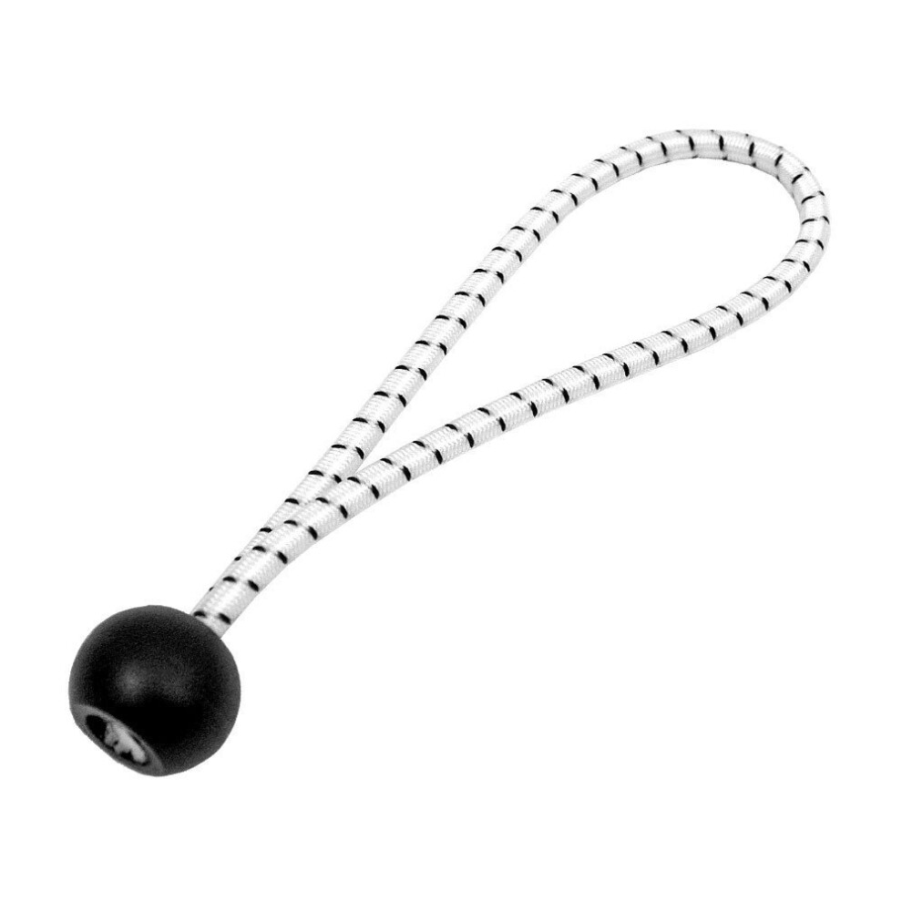 Bungee Cord Black Ball 10pcs set 5mmx4 inches