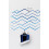Caran d'Ache 50ml Chromatics Ink Bottle - Iddyllic Blue 3
