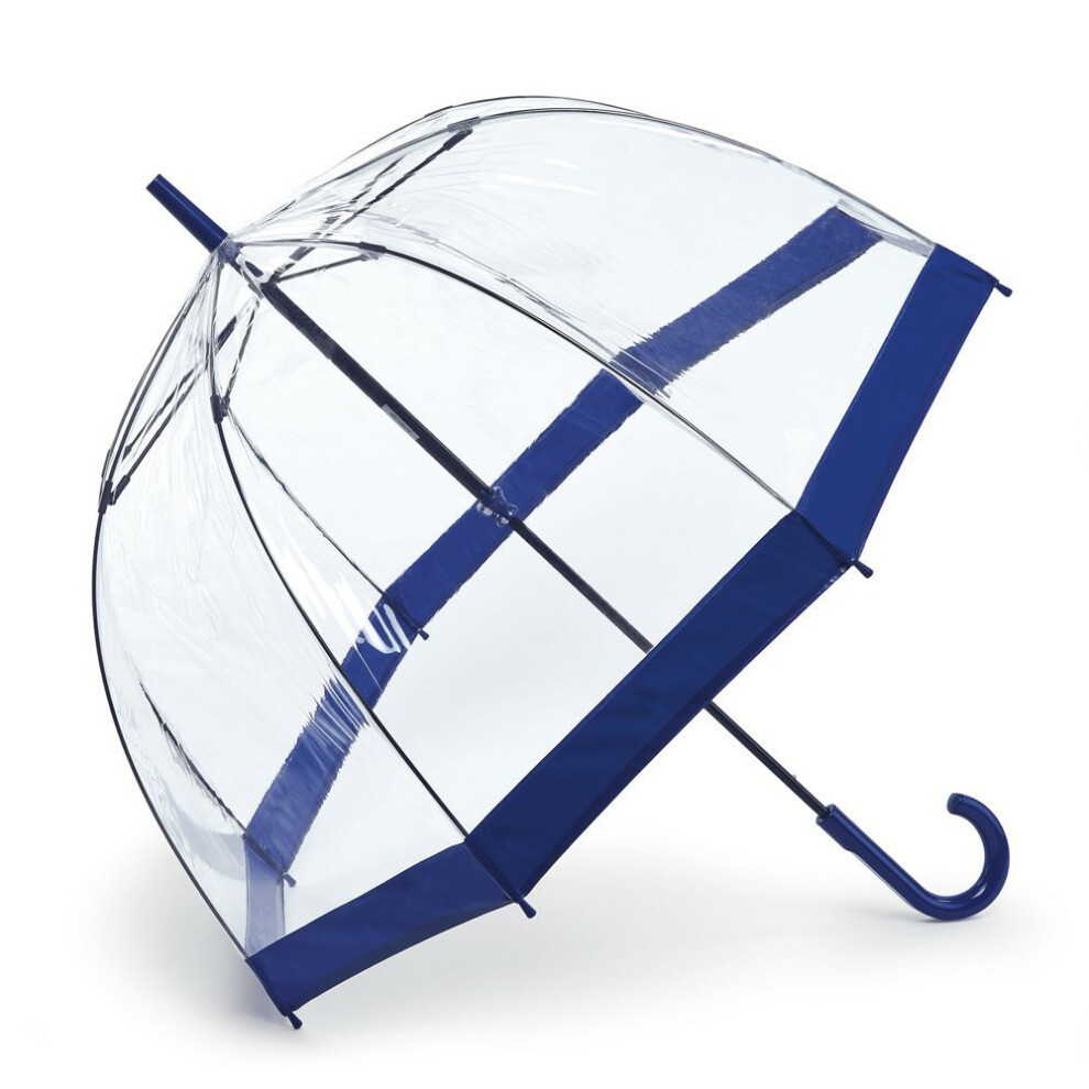 Fulton Birdcage One Women's Umbrella Navy Border One Size