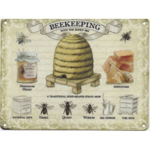 Bee Keeping Metal Sign - Beekeeping sign by Original Metal Sign Co.