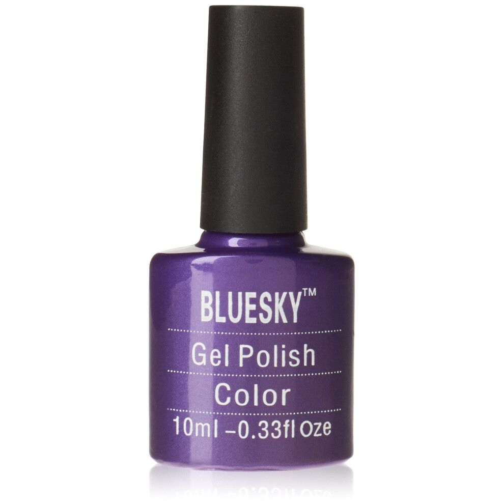 Bluesky Uv Led Gel Soak Off Nail Polish, Grape Gum