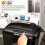 Fellowes Fellowes Powershred M-8C 8 Sheet Cross Cut Personal Shredder With Safety Lock 4