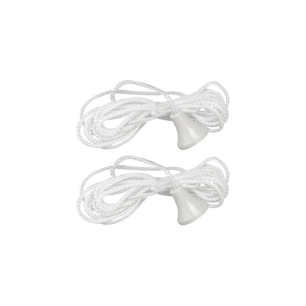 2 x Bathroom Ceiling Light Pull Cords SP58PP