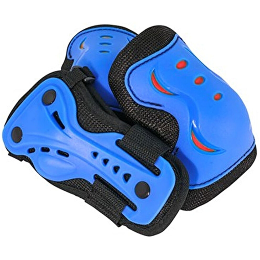 SFR Essentials Triple Pad Set Wrist, Elbow and Knee Unisex Adult, Unisex adult, AC760, Blue (Blue), 39.5