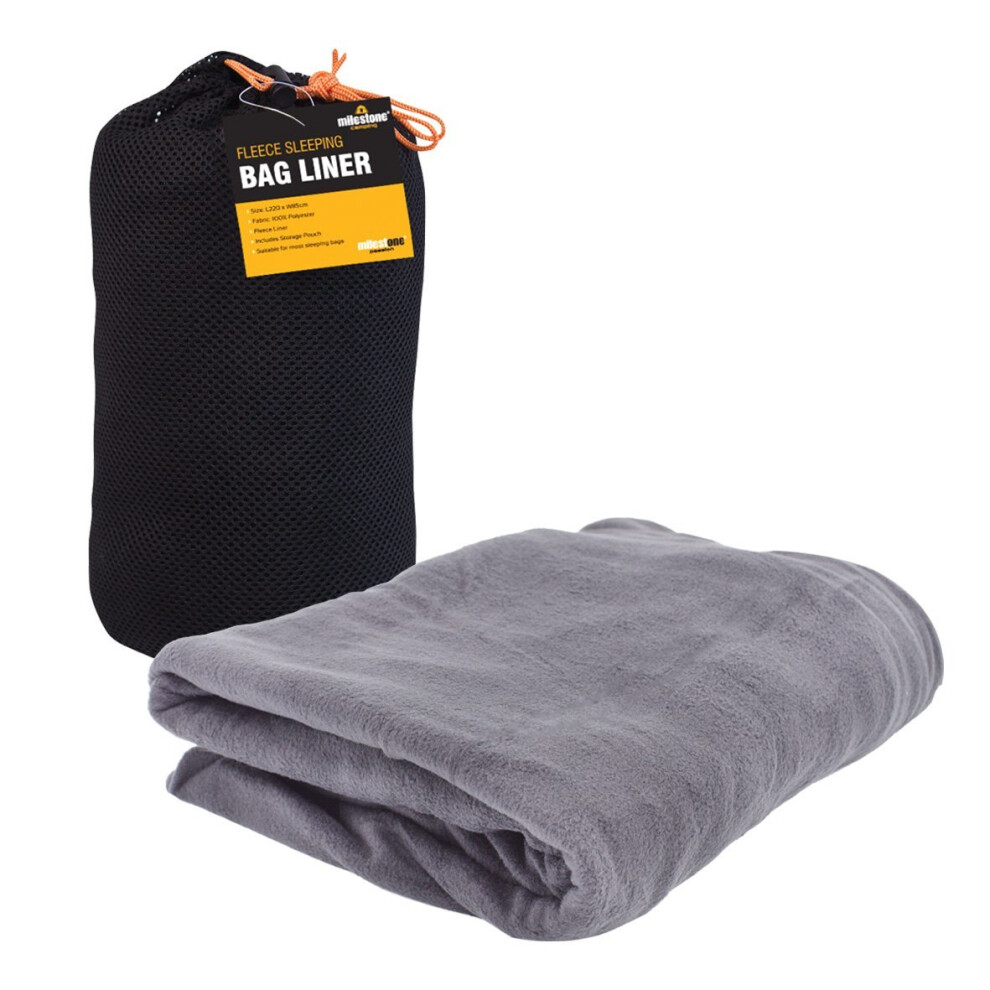 Milestone Camping 26020 Fleece Sleeping Bag Liner
