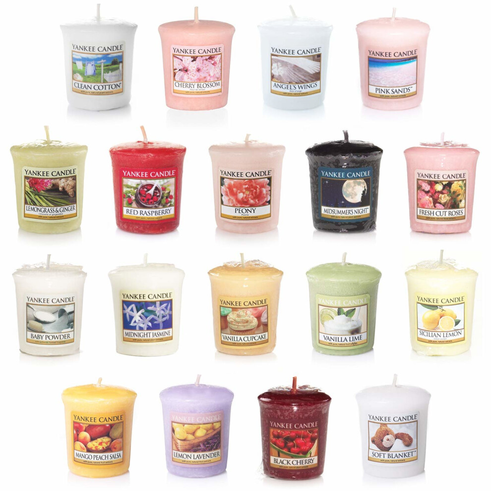 Yankee Candle - 18 x Mixed Fragrance Sampler/Votives