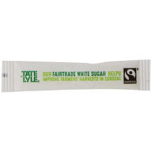 Fairtrade White Sugar Sticks (Pack of 1000)
