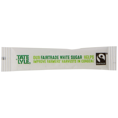 Fairtrade White Sugar Sticks (Pack of 1000)