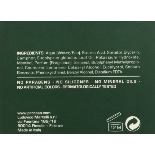 Proraso Proraso Pre-Shaving Cream, Green 1