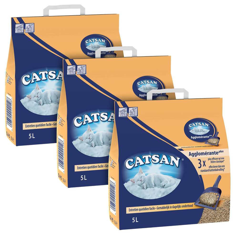 Catsan Cat Litter, Pack of 3