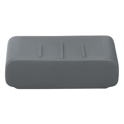 Kleine Wolke Stoneware Cubic Soap Dish, Anthracite