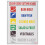 Hygiplas Colour Coded Wall Chart Chopping Board Hygiene Home Decoration 1