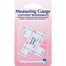 Hemline Sewing Quilting Measuring Guide Gauge H260