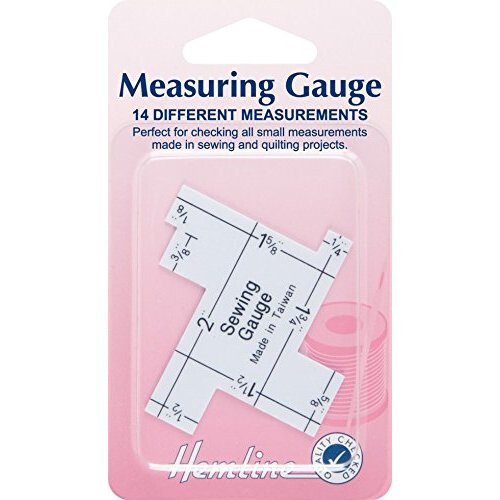 Hemline Sewing Quilting Measuring Guide Gauge H260