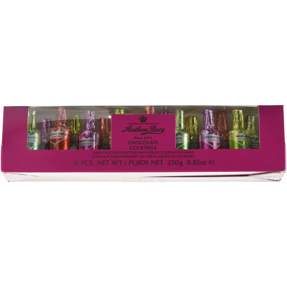 Anthon Berg 16 Assorted Cocktail Liqueur Bottles 250 g