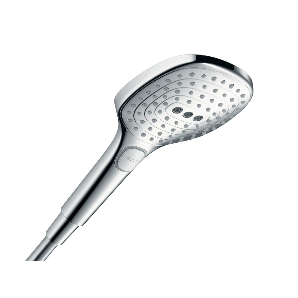 hansgrohe Raindance Select E 120 hand shower, 3 spray modes, chrome