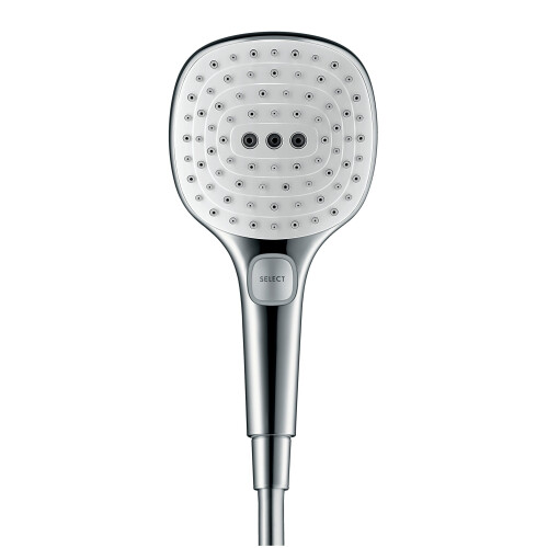 Hansgrohe hansgrohe Raindance Select E 120 hand shower, 3 spray modes, white/chrome 2