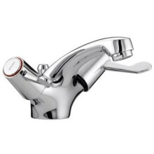 Bristan VAL BAS C CD Lever Mono Basin Mixer with Pop-Up Waste and Ceramic Disc Valves - Chrome Plated