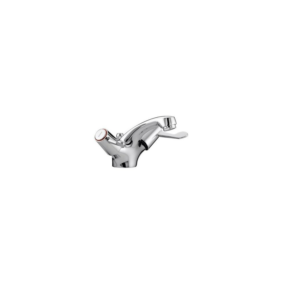 Bristan VAL BAS C CD Lever Mono Basin Mixer with Pop-Up Waste and Ceramic Disc Valves - Chrome Plated