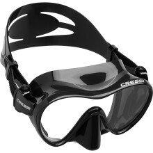 Cressi 1946 F1 Scuba and Snorkeling Frameless Mask - Black