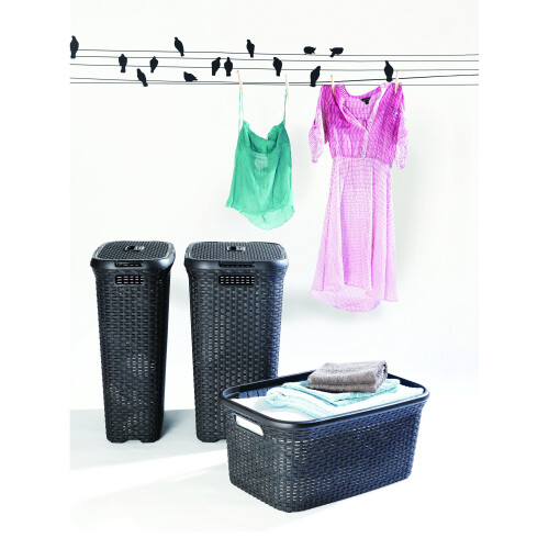 Curver Curver Rattan Style laundry basket, available in several colours 2