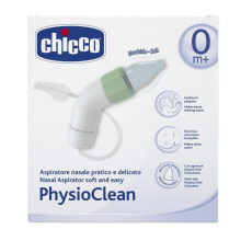 Chicco Baby Nose Soft & Easy Physioclean pehmeä silikonikärki suodattimella 1 kpl