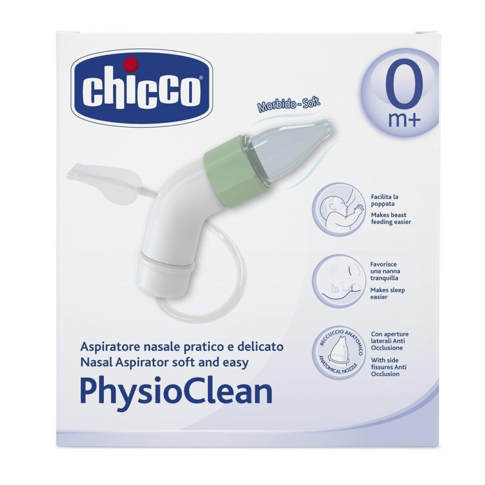 Chicco Phisio Clean Nasal Aspirator Soft And Easy 0+ Months.