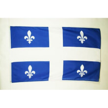 AZ FLAG QUEBEC FLAG 3' x 5' - CANADA - CANADIAN REGION OF QUEBEC FLAGS 90 x 150 cm - BANNER 3x5 ft