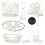 Premier Housewares Premier Housewares De Lis Utensil Holder - Cream 2