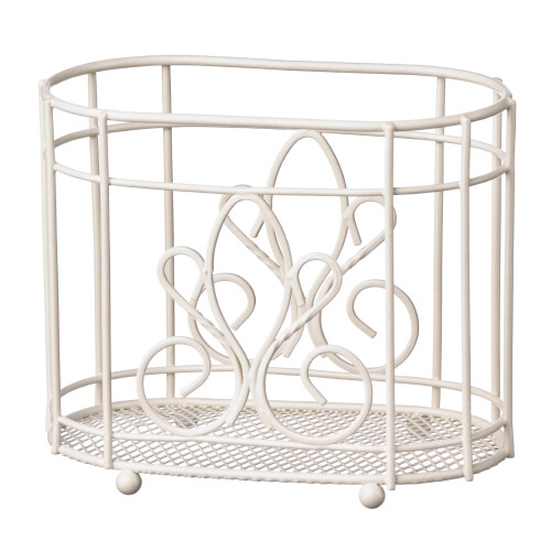Premier Housewares Premier Housewares De Lis Utensil Holder - Cream