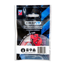 GripIt Red 18mm Plasterboard Fixings For Stud Walls - Max Load 74Kg (4 Pack)