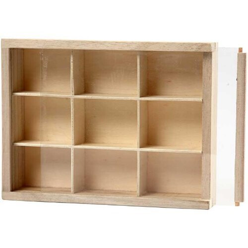 Creativ 1-Piece 17 x 13 cm Wooden Small Display Box Empress Tree 2