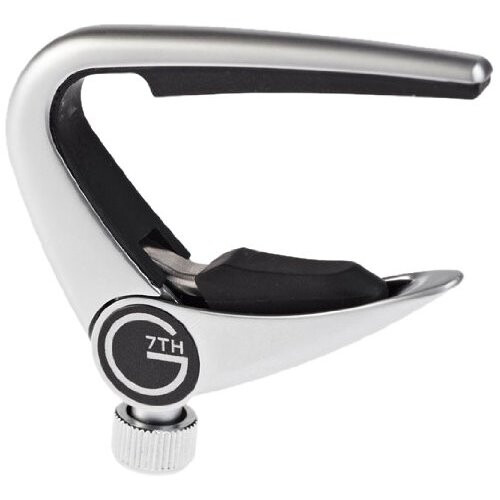 G7th C31413 Newport Partial 5-String Capo, Silver